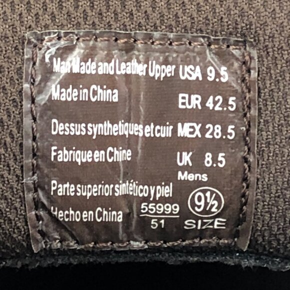 Hunter's Bay Men's Size 9.5 Leather Collection Brown Closed Toe Boat Shoes - Picture 13 of 13